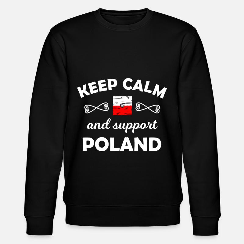 Die polnischen Fans - Stanley/Stella Unisex Bio-Sweatshirt CHANGER  - Schwarz