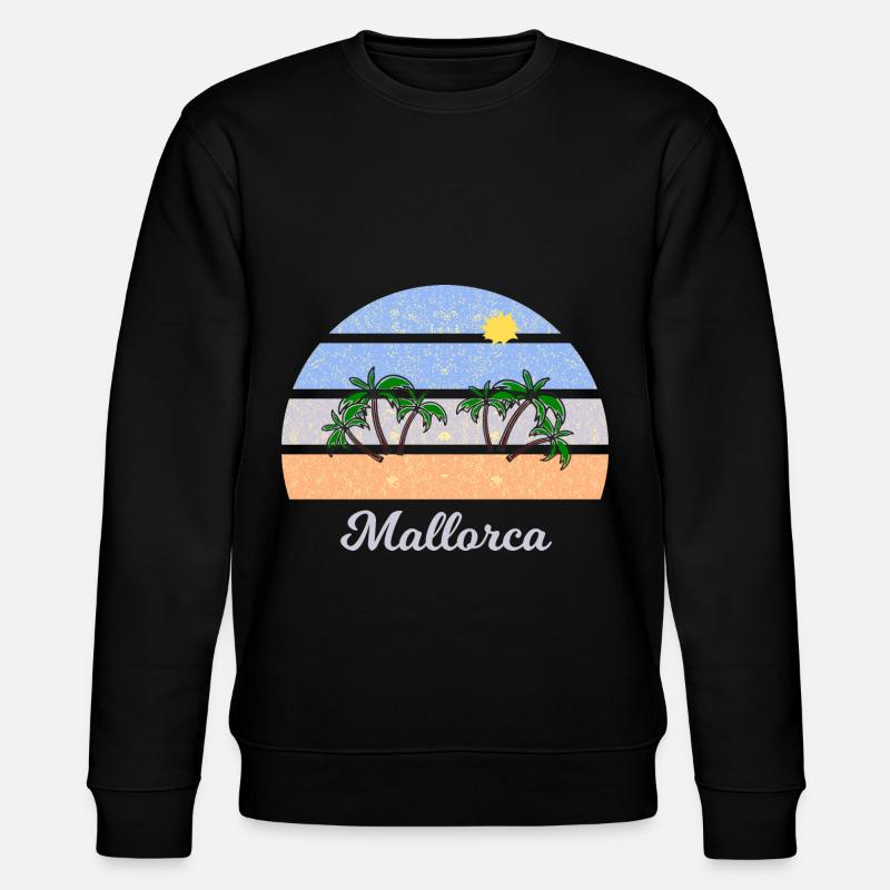Ferien auf Mallorca - Stanley/Stella Unisex Bio-Sweatshirt CHANGER - Schwarz