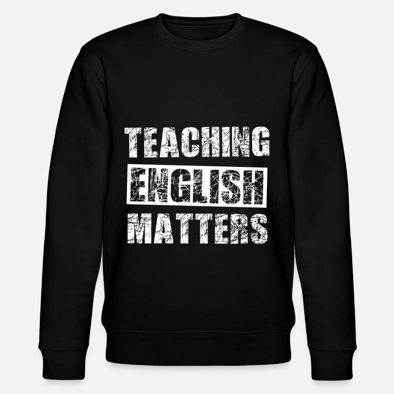 Der Englisch Lehrer - Stanley/Stella Unisex Bio-Sweatshirt CHANGER  - Schwarz