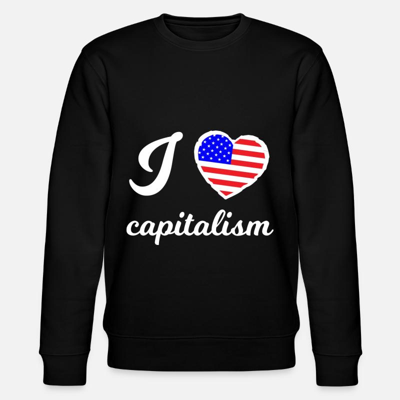 J’aime le capitalisme - Sweat bio CHANGER Stanley/Stella Unisexe - noir