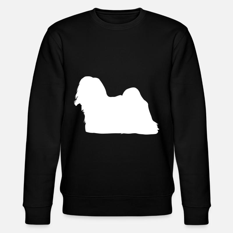 Lhasa Apso - Lhasa Apso Hund - Stanley/Stella Unisex Bio-Sweatshirt CHANGER  - Schwarz