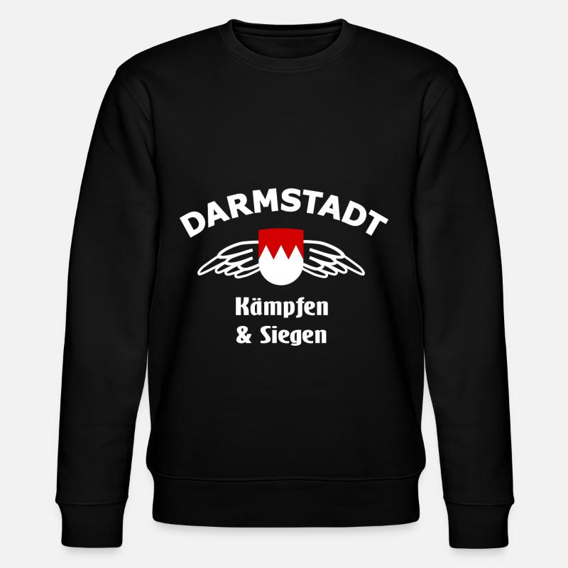 Die Darmstädter - Stanley/Stella Unisex Bio-Sweatshirt CHANGER  - Schwarz