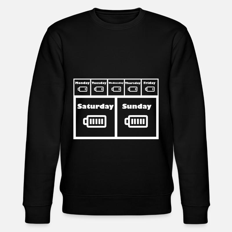 Enfin le week-end - Sweat bio CHANGER Stanley/Stella Unisexe - noir