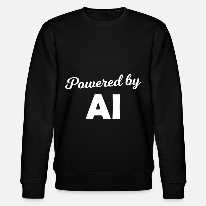 Powered by AI - Stanley/Stella Unisex Bio-Sweatshirt CHANGER  - Schwarz