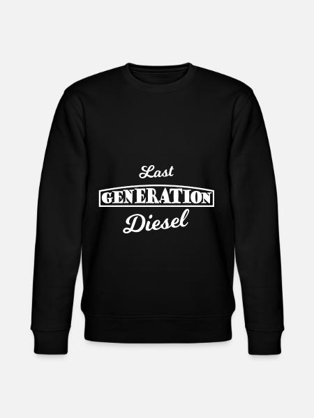 Letzte Diesel Fahrer Generation - Stanley/Stella Unisex Bio-Sweatshirt CHANGER - Schwarz