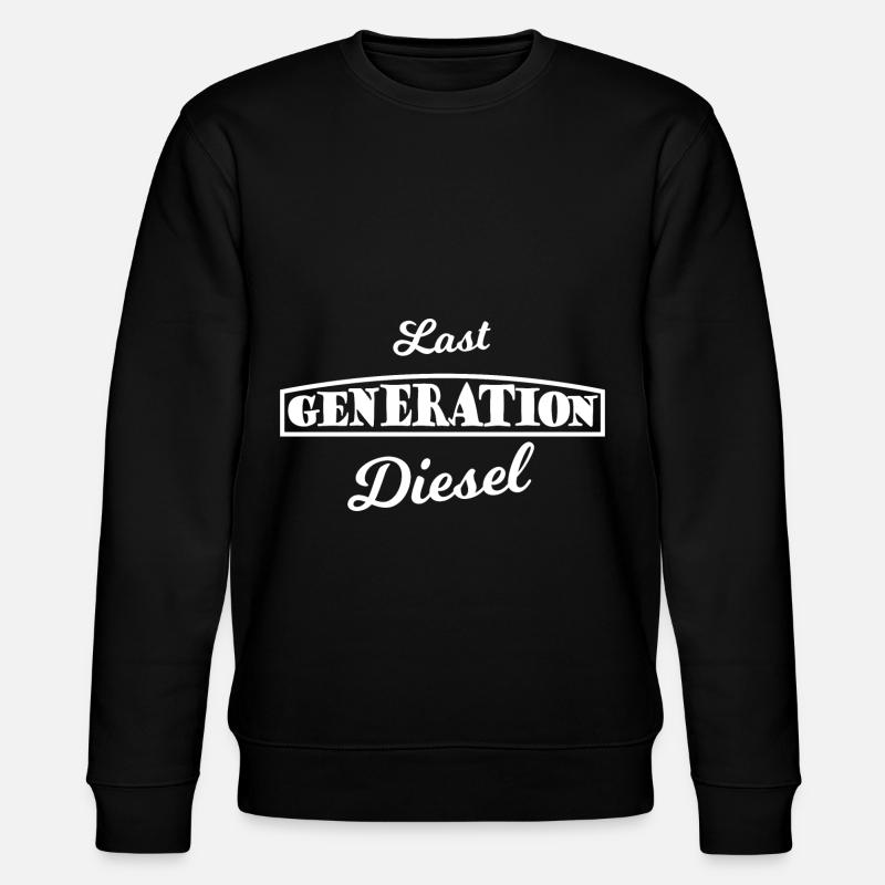 Dernière génération de conducteurs diesel - Sweat bio CHANGER Stanley/Stella Unisexe - noir