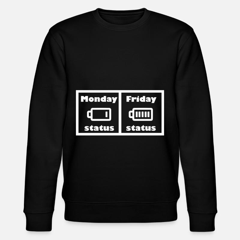 The fun week - Stanley/Stella CHANGER Unisex Organic Sweatshirt - black