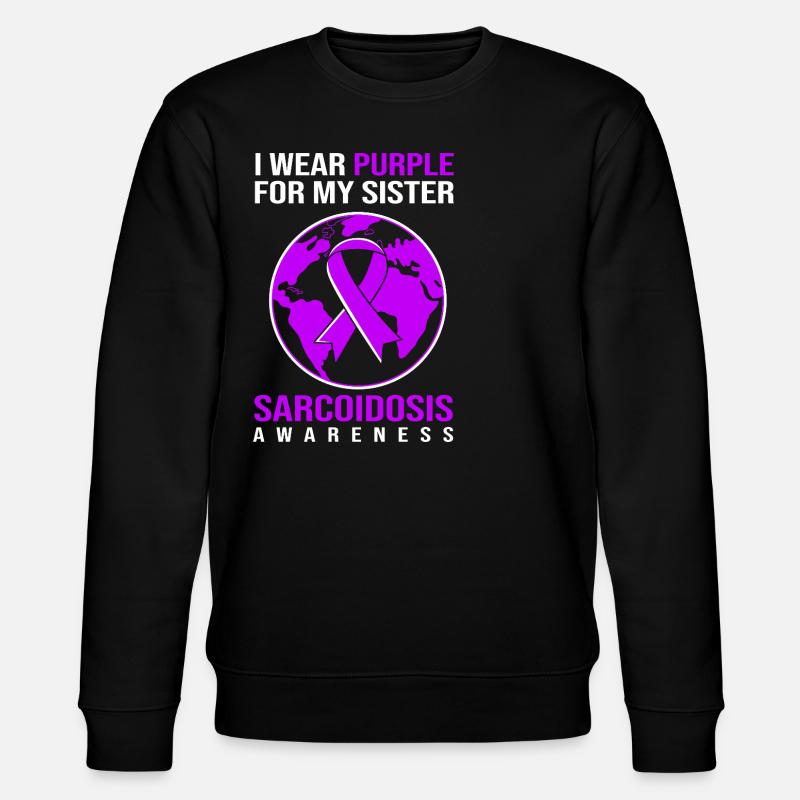 Sarkoidose Schwester - Stanley/Stella Unisex Bio-Sweatshirt CHANGER - Schwarz