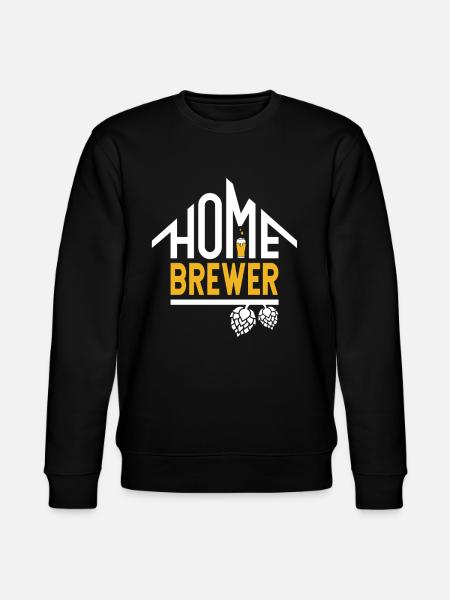 Hobby brewer logo - Stanley/Stella CHANGER Unisex Organic Sweatshirt - black