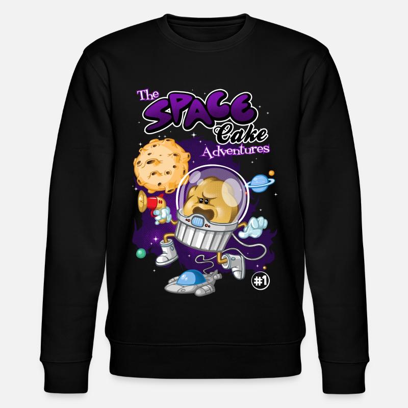 Space cake - Sweat bio CHANGER Stanley/Stella Unisexe - noir
