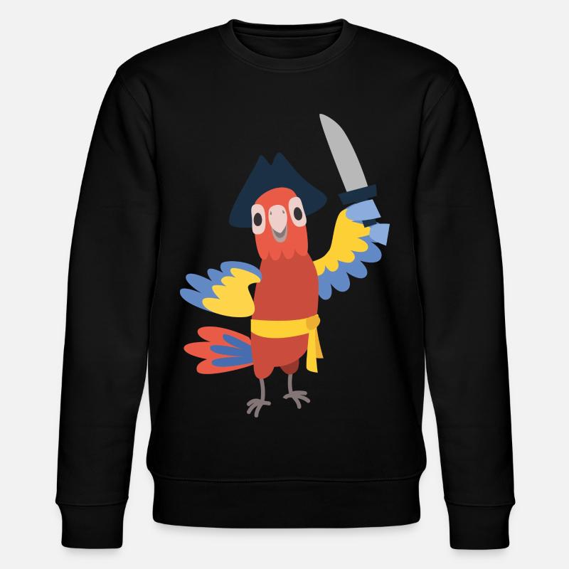 Papagei - Stanley/Stella Unisex Bio-Sweatshirt CHANGER - Schwarz