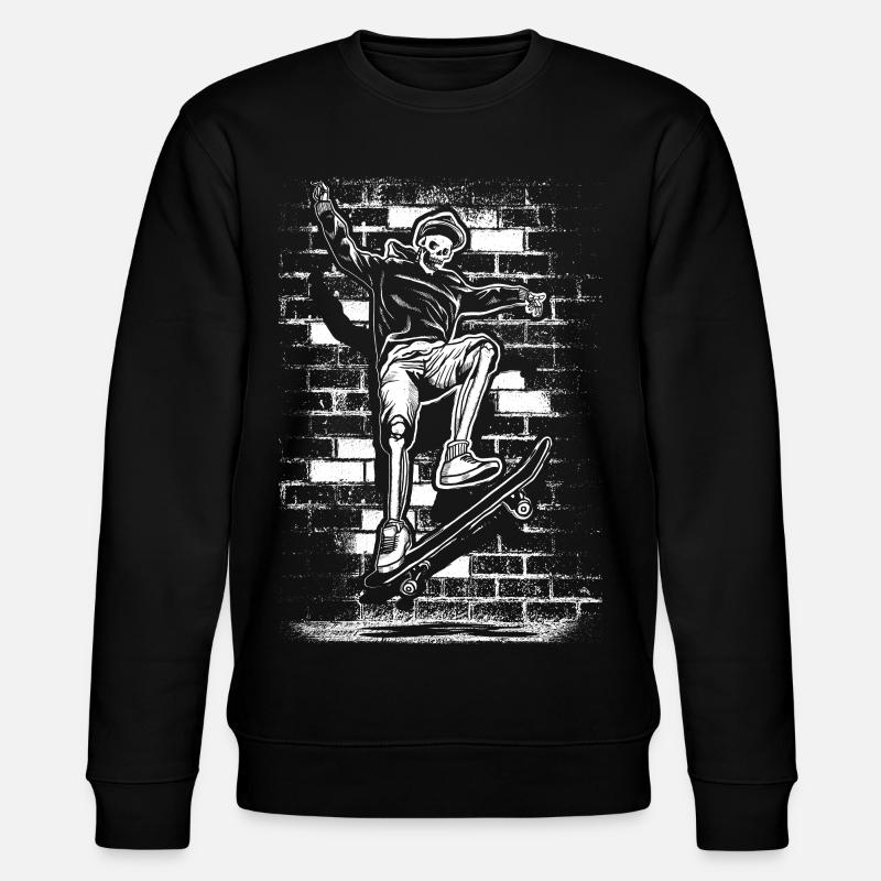 Skate | Skater | Skateboard - Stanley/Stella Unisex Bio-Sweatshirt CHANGER - Schwarz