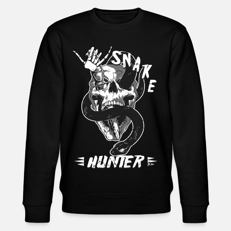 Snake Hunter - Stanley/Stella CHANGER Unisex Organic Sweatshirt - black