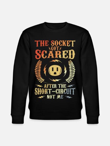 Elektronikerwitz - Stanley/Stella CHANGER Unisex Organic Sweatshirt - black