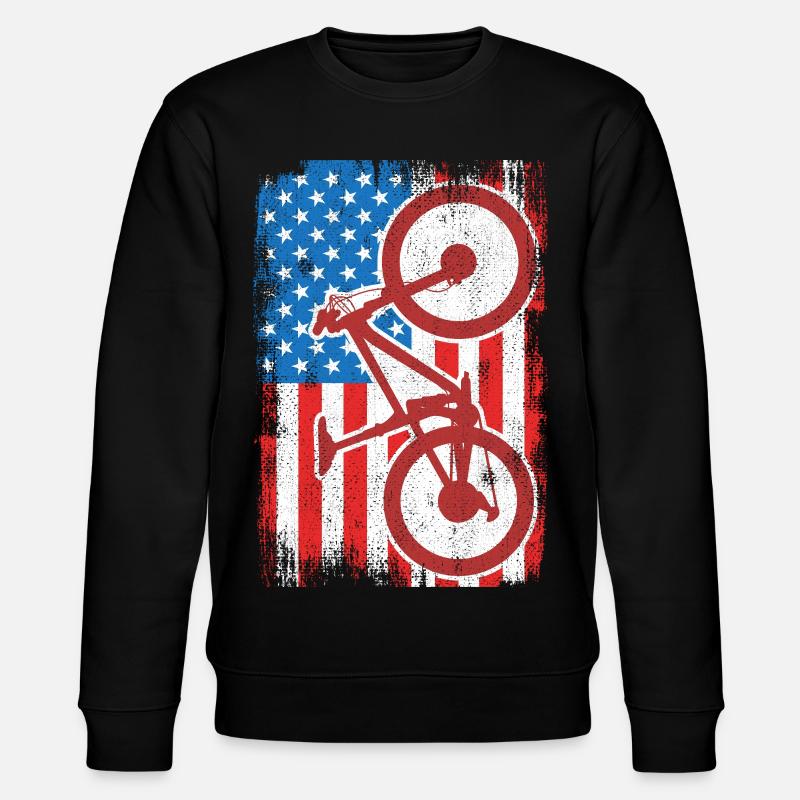 4. Juli USA MTB - Stanley/Stella Unisex Bio-Sweatshirt CHANGER  - Schwarz