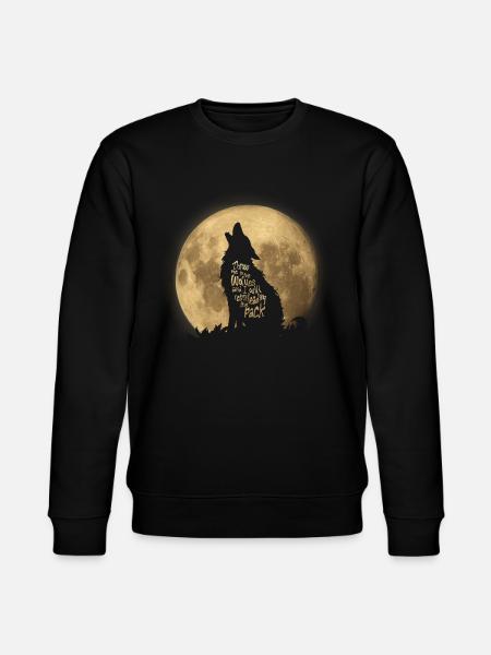 Throw me to the Wolves - Stanley/Stella CHANGER Unisex Organic Sweatshirt - black