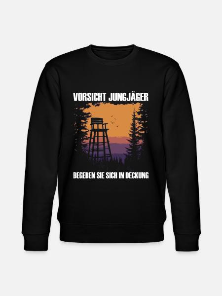 Beware of young hunters - Stanley/Stella CHANGER Unisex Organic Sweatshirt - black