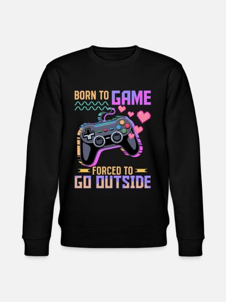 Gamer Gaming Controller Video Game - Stanley/Stella Unisex Bio-Sweatshirt CHANGER - Schwarz
