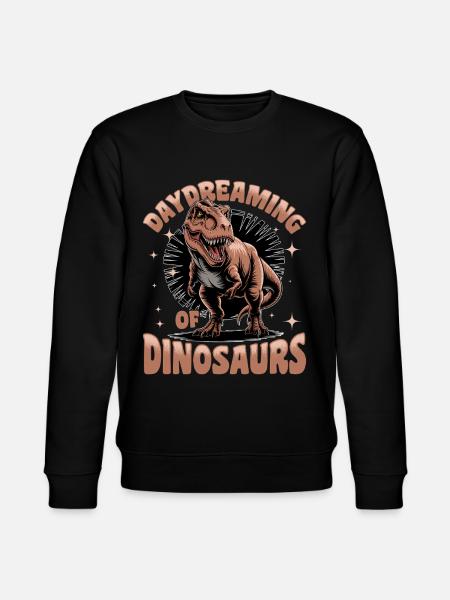 Dinosaur T-Rex kids - Stanley/Stella Unisex Bio-Sweatshirt CHANGER - Schwarz