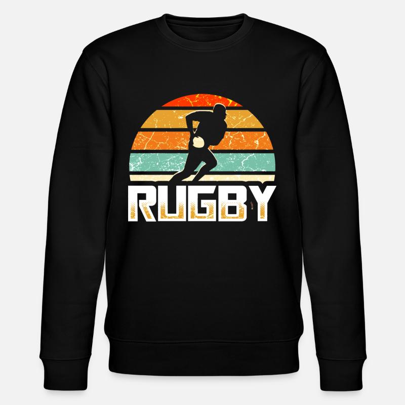Rugby - Sweat bio CHANGER Stanley/Stella Unisexe - noir