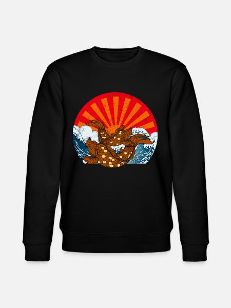 Japanese Art - Stanley/Stella CHANGER Unisex Organic Sweatshirt - black