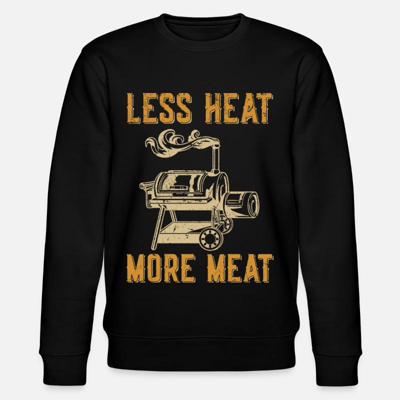 Fleisch Räuchern - Stanley/Stella Unisex Bio-Sweatshirt CHANGER  - Schwarz