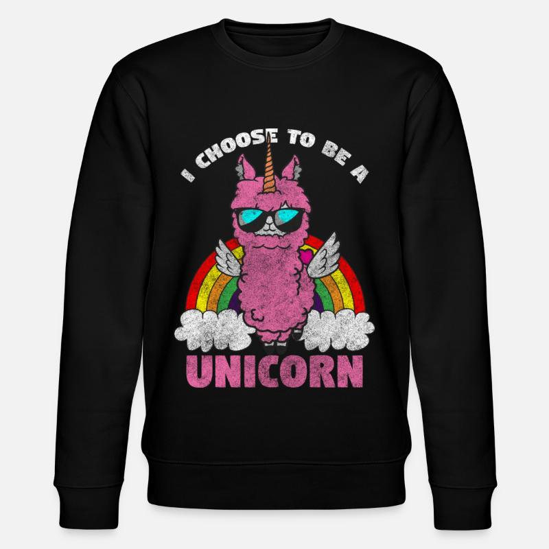 Peru Tierfreund - Stanley/Stella Unisex Bio-Sweatshirt CHANGER  - Schwarz