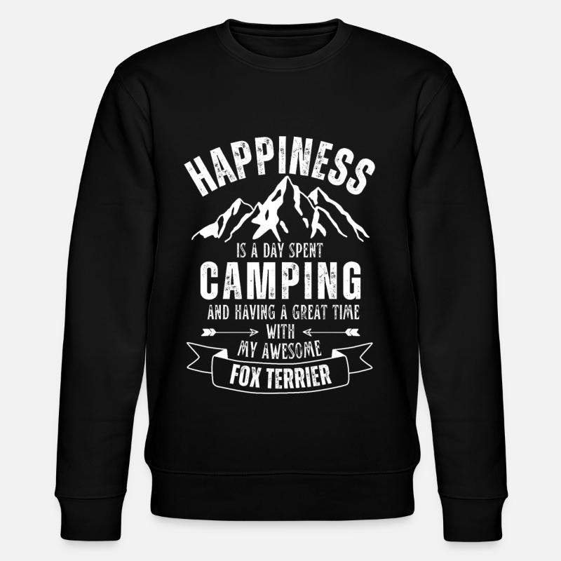 Camping et Fox-Terrier - Sweat bio CHANGER Stanley/Stella Unisexe - noir