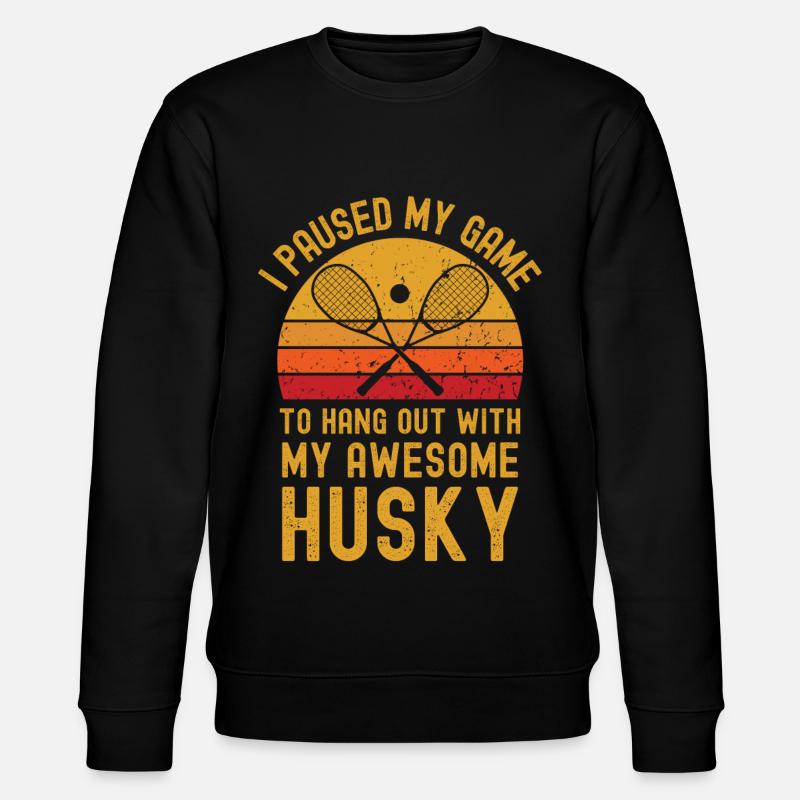 Courge et Husky - Sweat bio CHANGER Stanley/Stella Unisexe - noir