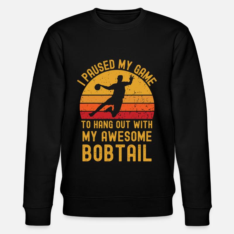 Handball et Bobtail - Sweat bio CHANGER Stanley/Stella Unisexe - noir