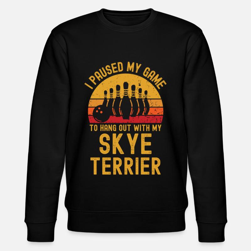 Bowling et Skye Terriers - Sweat bio CHANGER Stanley/Stella Unisexe - noir