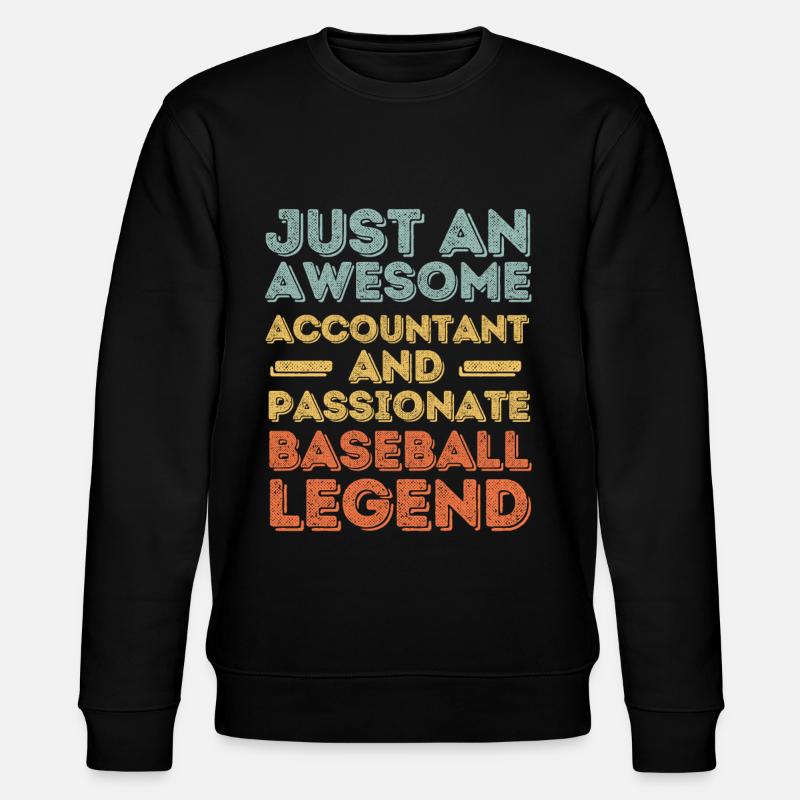 Comptable baseball rétro - Sweat bio CHANGER Stanley/Stella Unisexe - noir