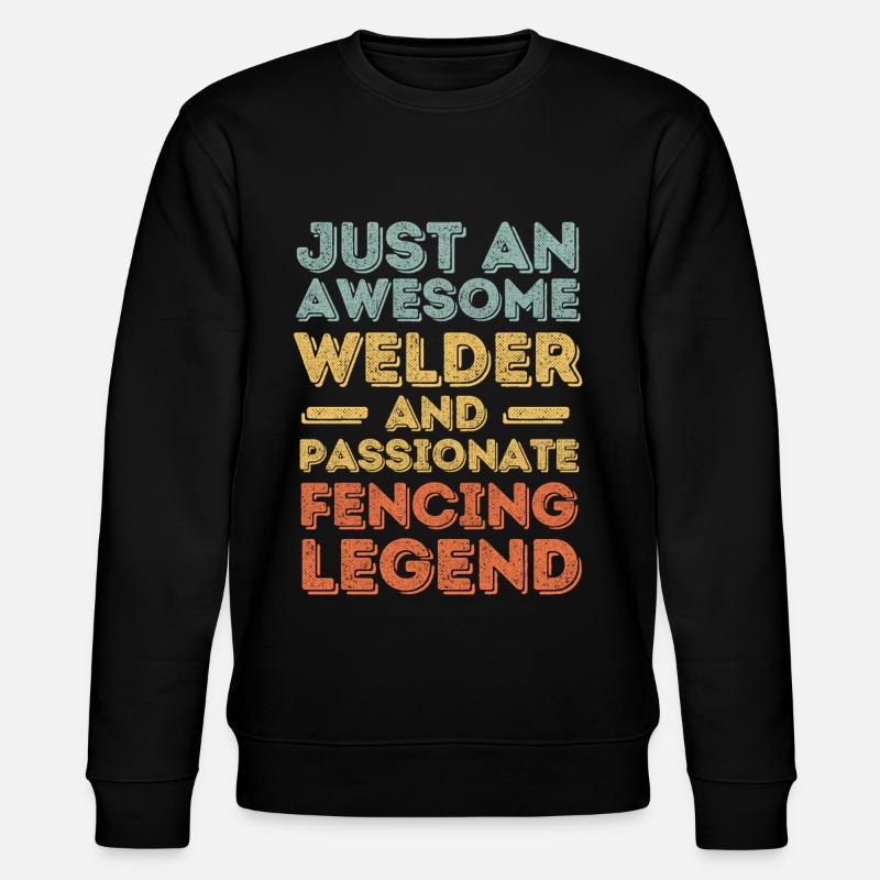 Clôture de soudage rétro - Sweat bio CHANGER Stanley/Stella Unisexe - noir