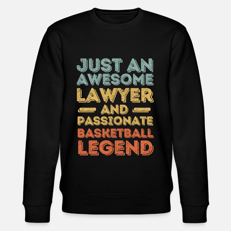 Avocat basket-ball rétro - Sweat bio CHANGER Stanley/Stella Unisexe - noir