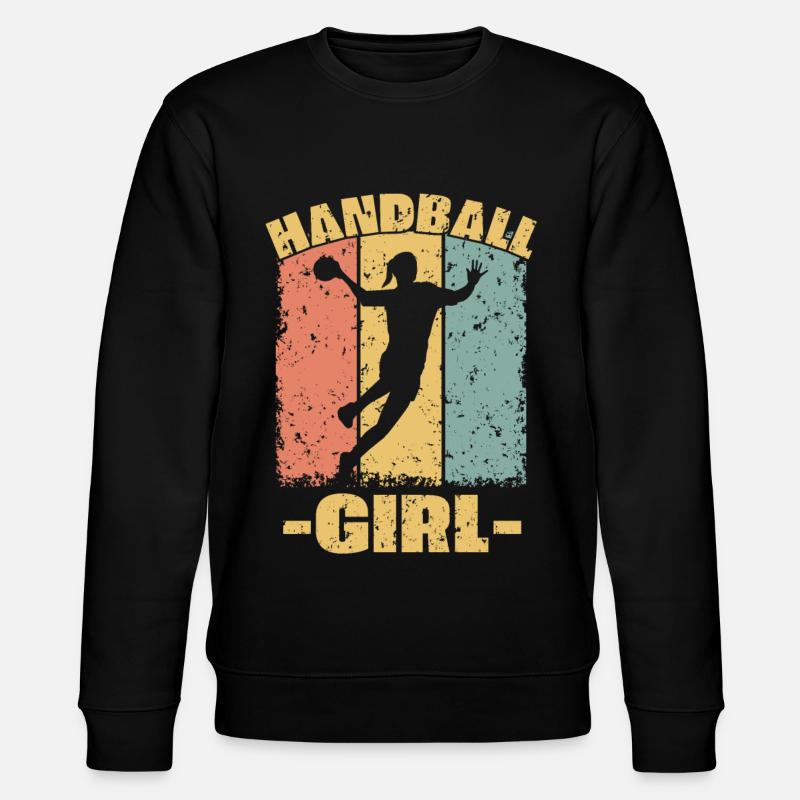 Handball féminin rétro - Sweat bio CHANGER Stanley/Stella Unisexe - noir