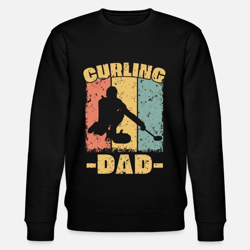 Curling papa rétro - Sweat bio CHANGER Stanley/Stella Unisexe - noir