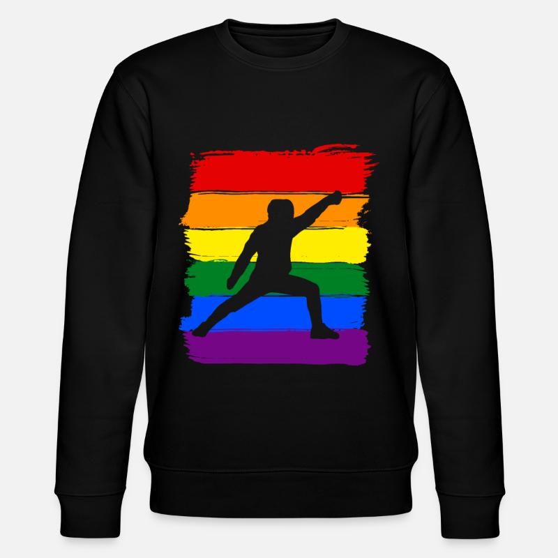Fechten LGBT Pride - Stanley/Stella Unisex Bio-Sweatshirt CHANGER  - Schwarz