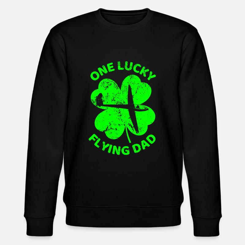 Trèfle de la Saint-Patrick - Sweat bio CHANGER Stanley/Stella Unisexe - noir