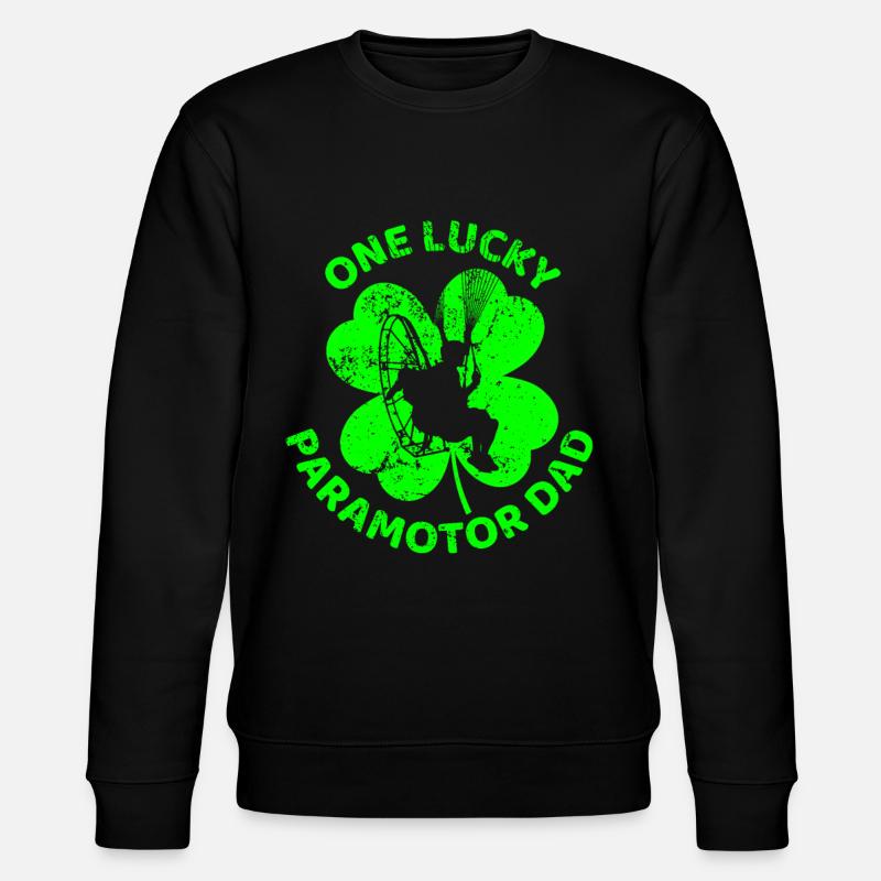 Paramoteur Trèfle de la Saint-Patrick - Sweat bio CHANGER Stanley/Stella Unisexe - noir