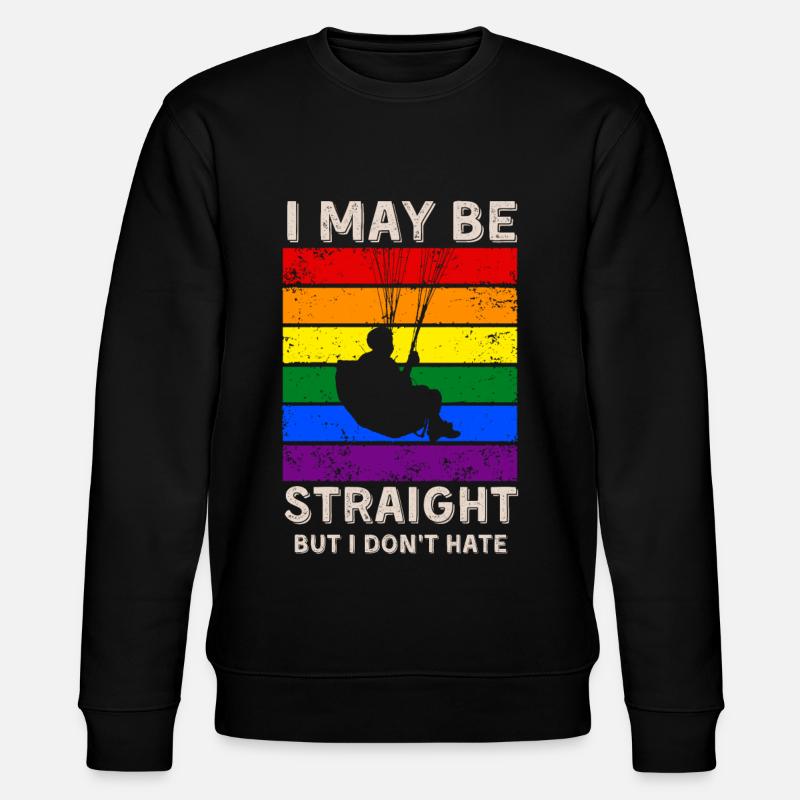 Droits LGBT en parapente - Sweat bio CHANGER Stanley/Stella Unisexe - noir