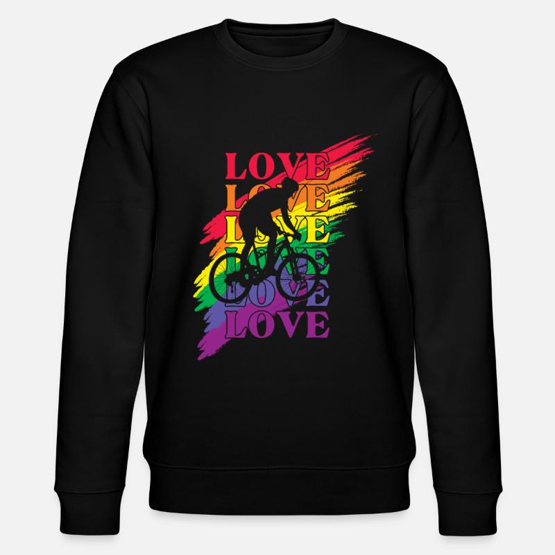 Fierté LGBT à vélo - Sweat bio CHANGER Stanley/Stella Unisexe - noir