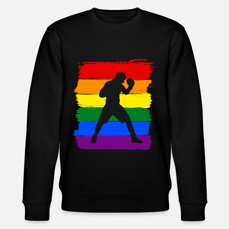 Boxe LGBT Pride - Sweat bio CHANGER Stanley/Stella Unisexe - noir