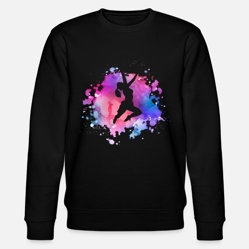 Frauen Klettern Mädchen - Stanley/Stella Unisex Bio-Sweatshirt CHANGER  - Schwarz