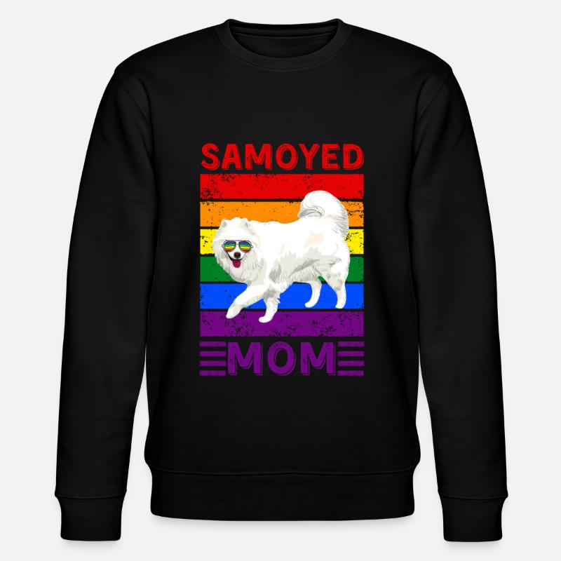 Samojedische Mutter LGBTQ - Stanley/Stella Unisex Bio-Sweatshirt CHANGER  - Schwarz