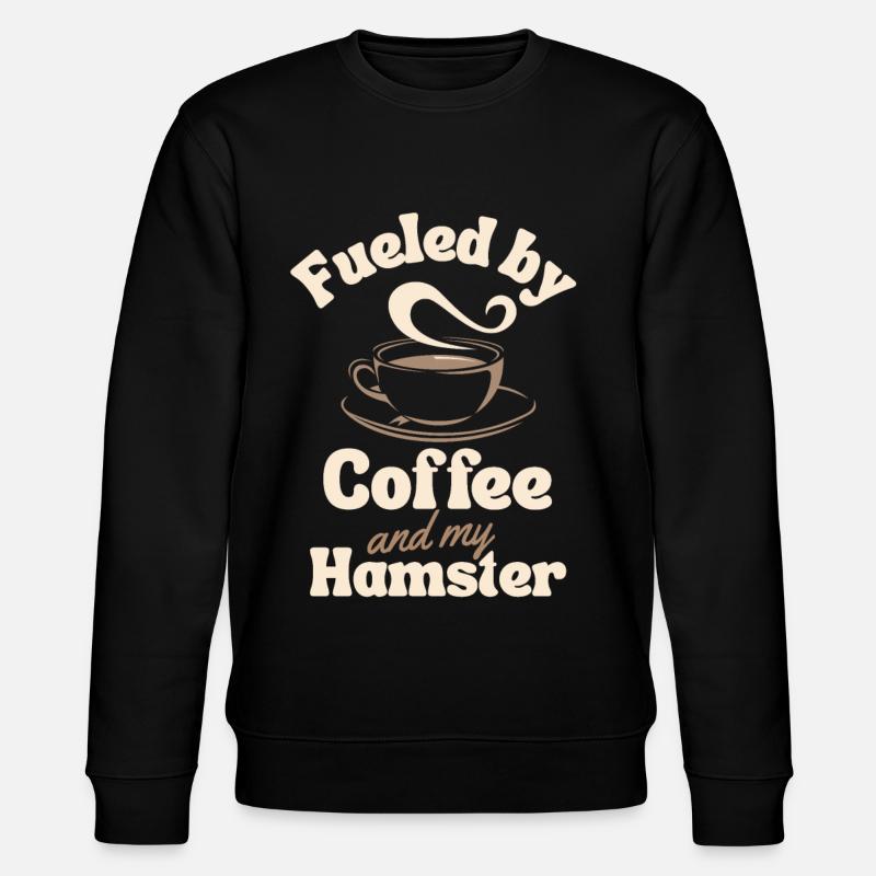Kaffeehamster-Liebhaber - Stanley/Stella Unisex Bio-Sweatshirt CHANGER - Schwarz