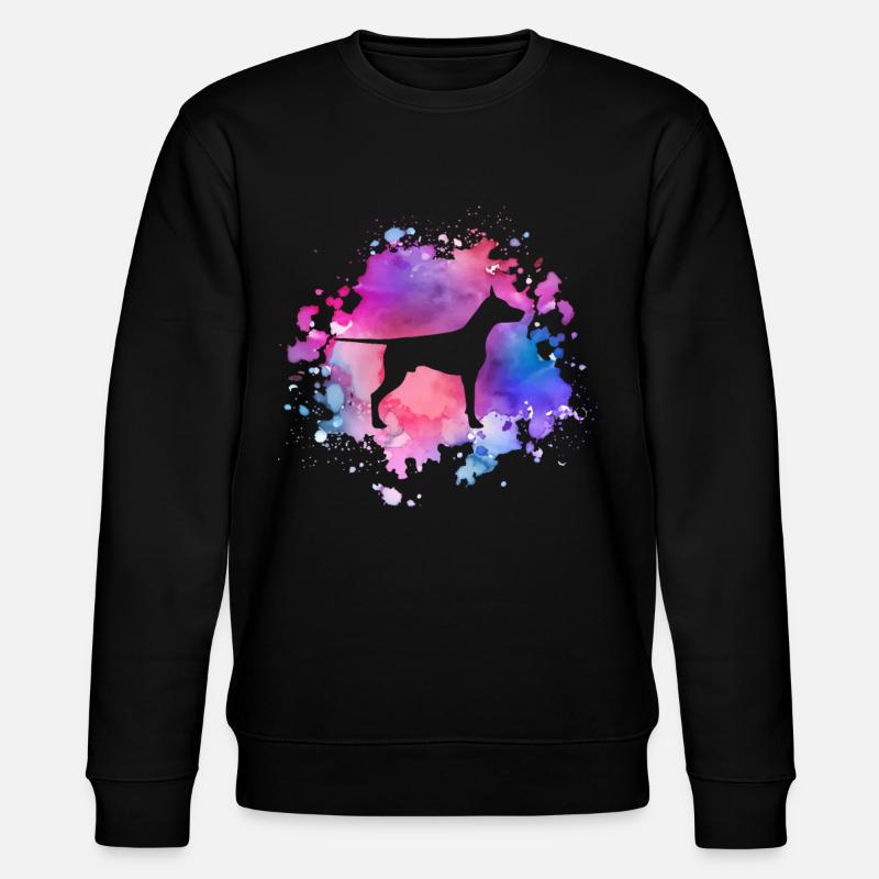 Amoureux des chiens dobermans - Sweat bio CHANGER Stanley/Stella Unisexe - noir