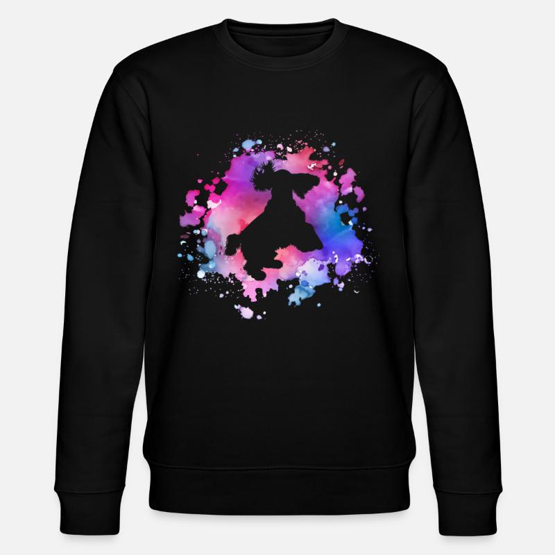 Cocker-Spaniel-Hundeliebhaber - Stanley/Stella Unisex Bio-Sweatshirt CHANGER  - Schwarz