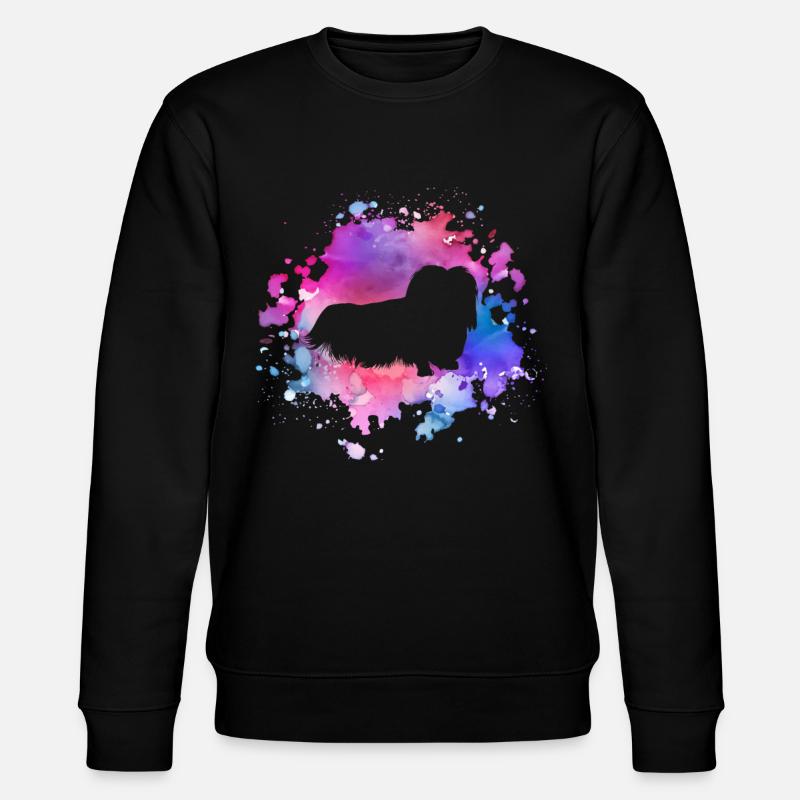 Amoureux des chiens pékinois - Sweat bio CHANGER Stanley/Stella Unisexe - noir