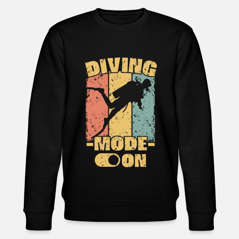 Plongée rétro - Sweat bio CHANGER Stanley/Stella Unisexe - noir