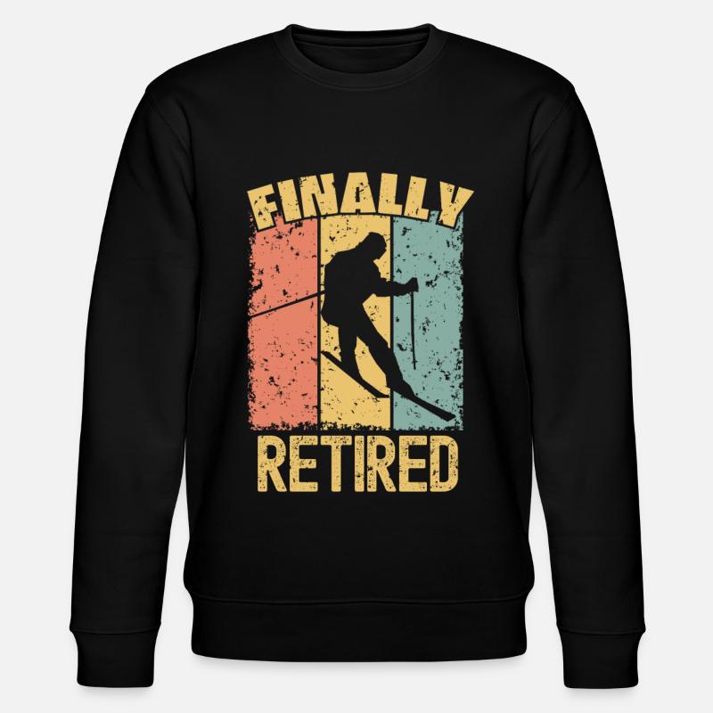 Retraite ski rétro - Sweat bio CHANGER Stanley/Stella Unisexe - noir